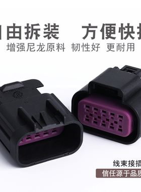 15326843 别克英朗油泵连接器DJ7105D-1.5 君威/君越大灯插头 10P