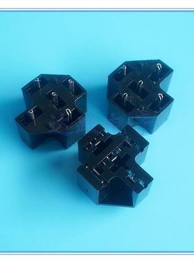 阻燃材质汽车继电器底座5脚4脚pcb焊脚插座/HD-1003/VCF4-1000