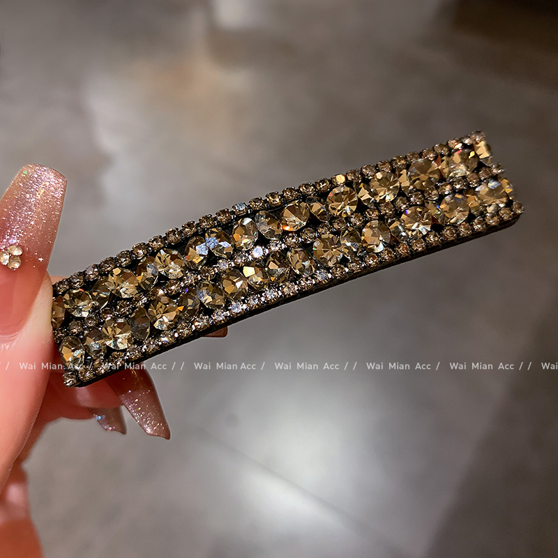 发夹合金气质百搭镶钻