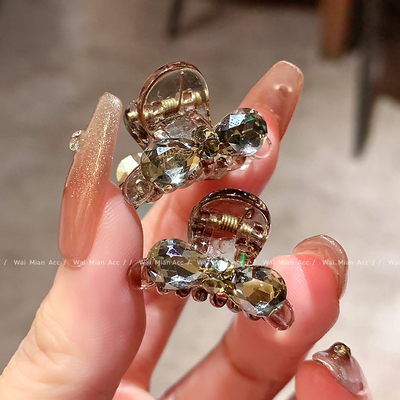 抓夹亚克力精致百搭蝴蝶结