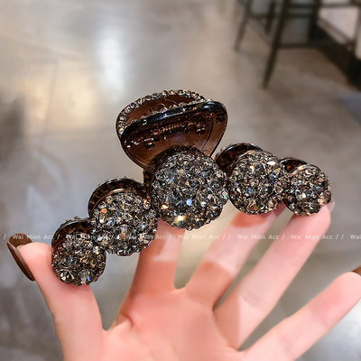 满钻抓夹鲨鱼夹头饰女高级感