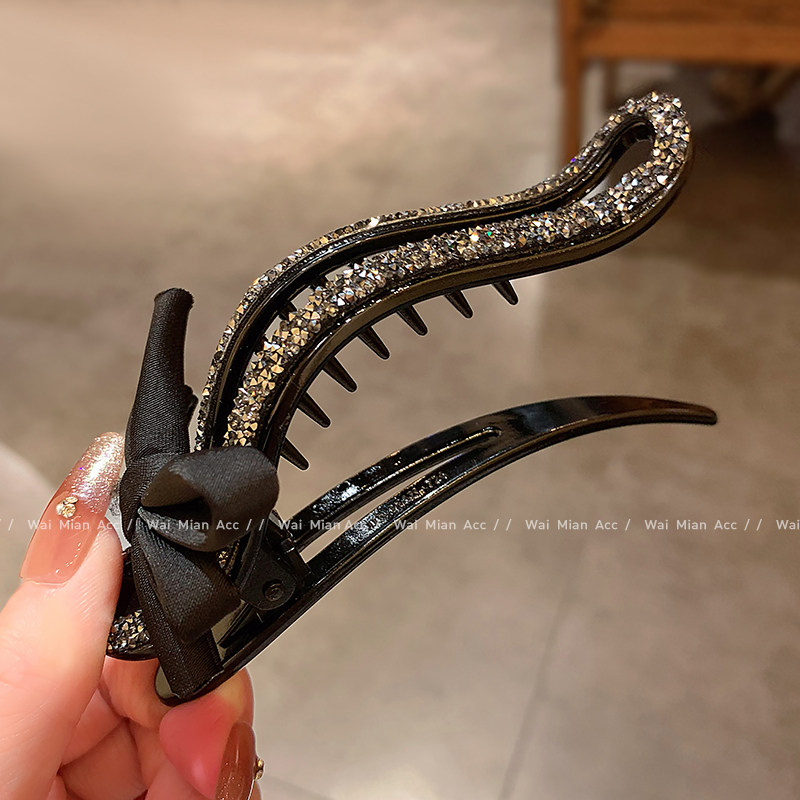 抓夹亚克力气质百搭蝴蝶结