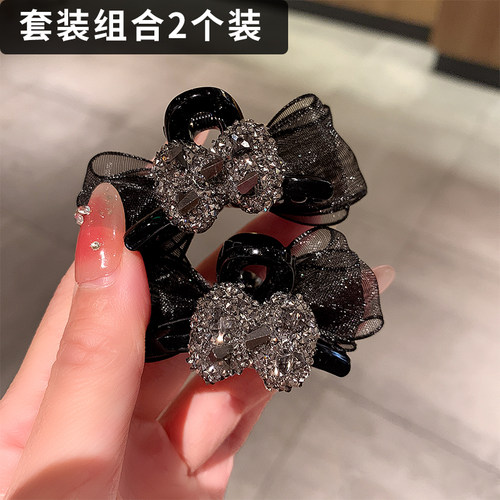 抓夹亚克力气质百搭镶钻