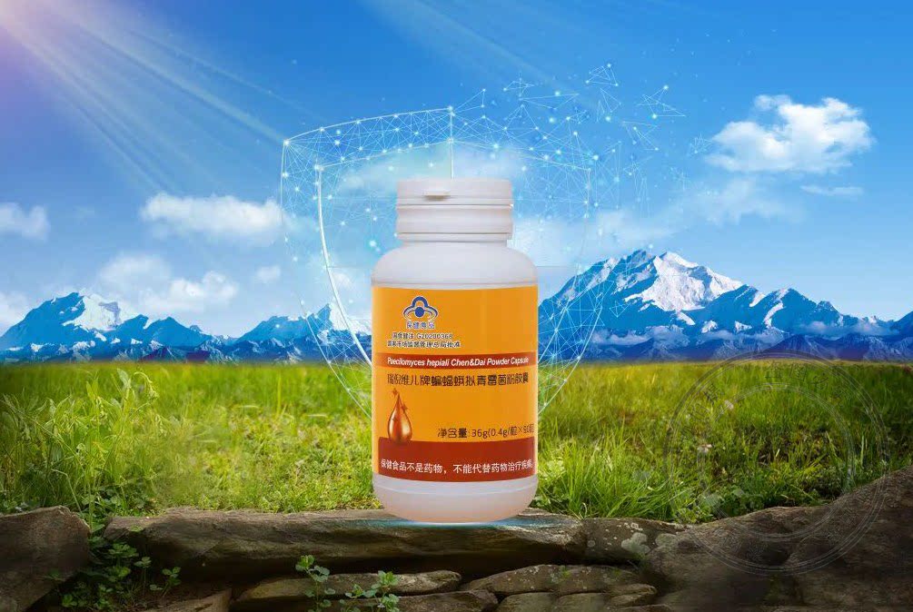 瑞倪维儿 蝙蝠蛾拟青霉菌粉胶囊 36克(0.4g*90粒)支持防伪查询