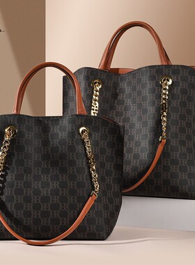 HR赫莲娜2026新款女老花经典印花托特包女大容量女包手提包单肩包