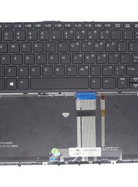 适用于  惠普 HP Pro x2 612 G1 带框 背光键盘英文US 755497-001