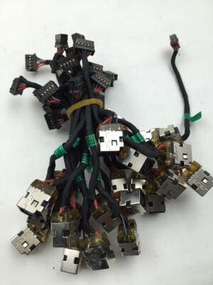 适用于 惠普HP ZBOOK 15 G1 G2 电源头 电源接口线  727819-SD9