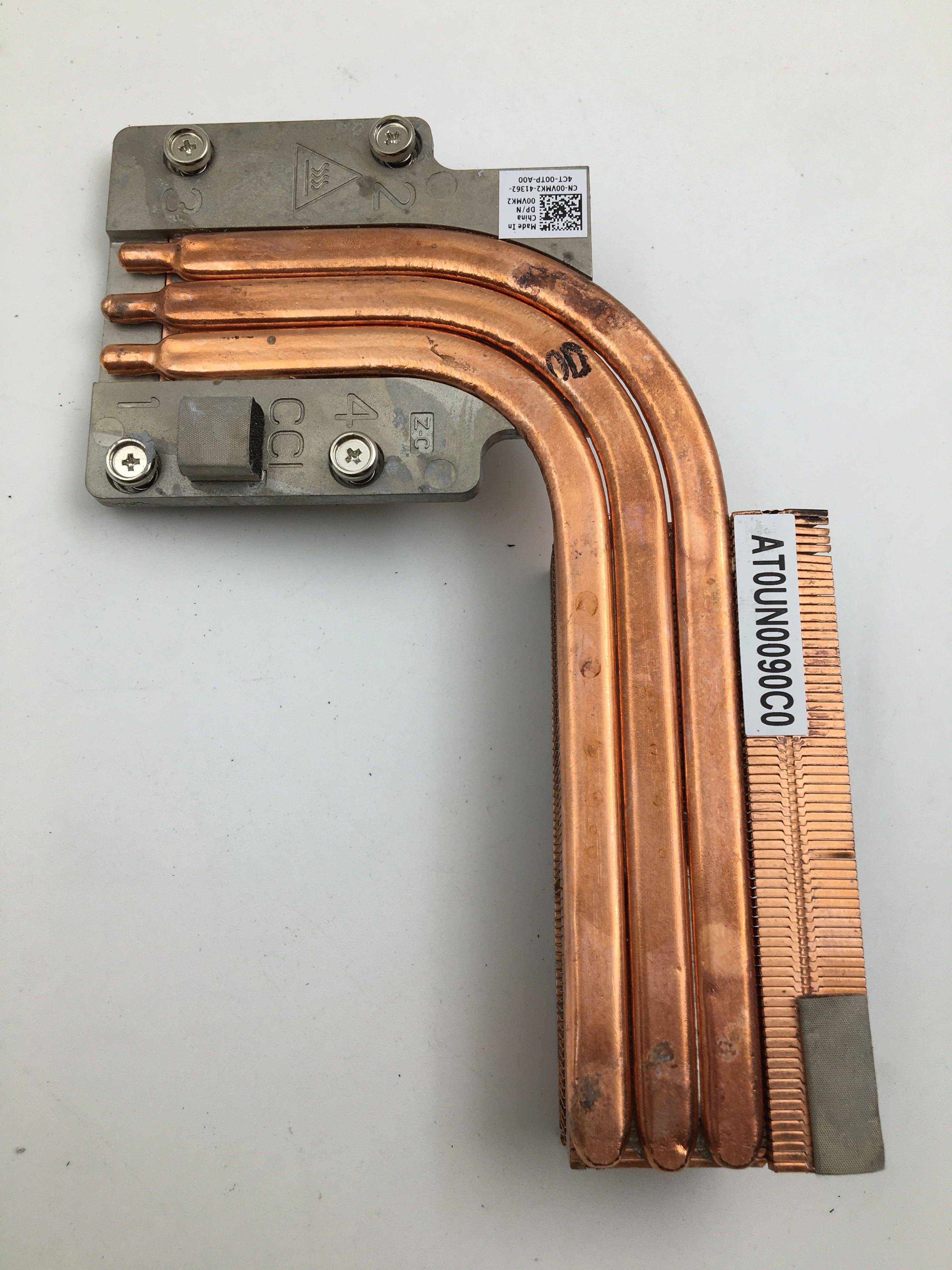 dell戴尔 外星人alienware m18x r3 散热片cpu散热器铜片 00vmk2