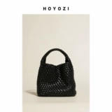 Высококачественная маленькая плетеная барсетка, модная демисезонная сумка через плечо, коллекция 2023