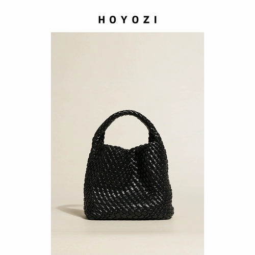 Высококачественная маленькая плетеная барсетка, модная демисезонная сумка через плечо, коллекция 2023