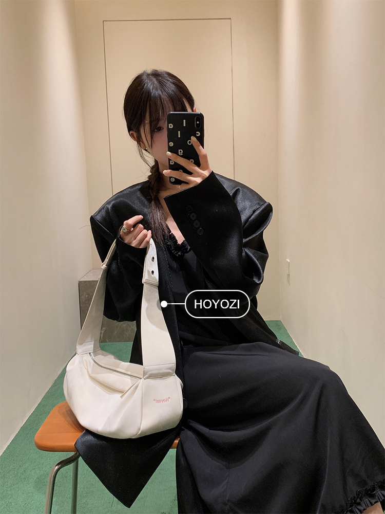 【小优家包包】HOYOZI斜挎饺子腋下包女包单肩包包女士2025新款