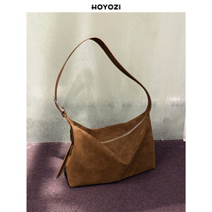 新品 2025 HOYOZI冬季 小优家包包 慵懒托特斜挎包