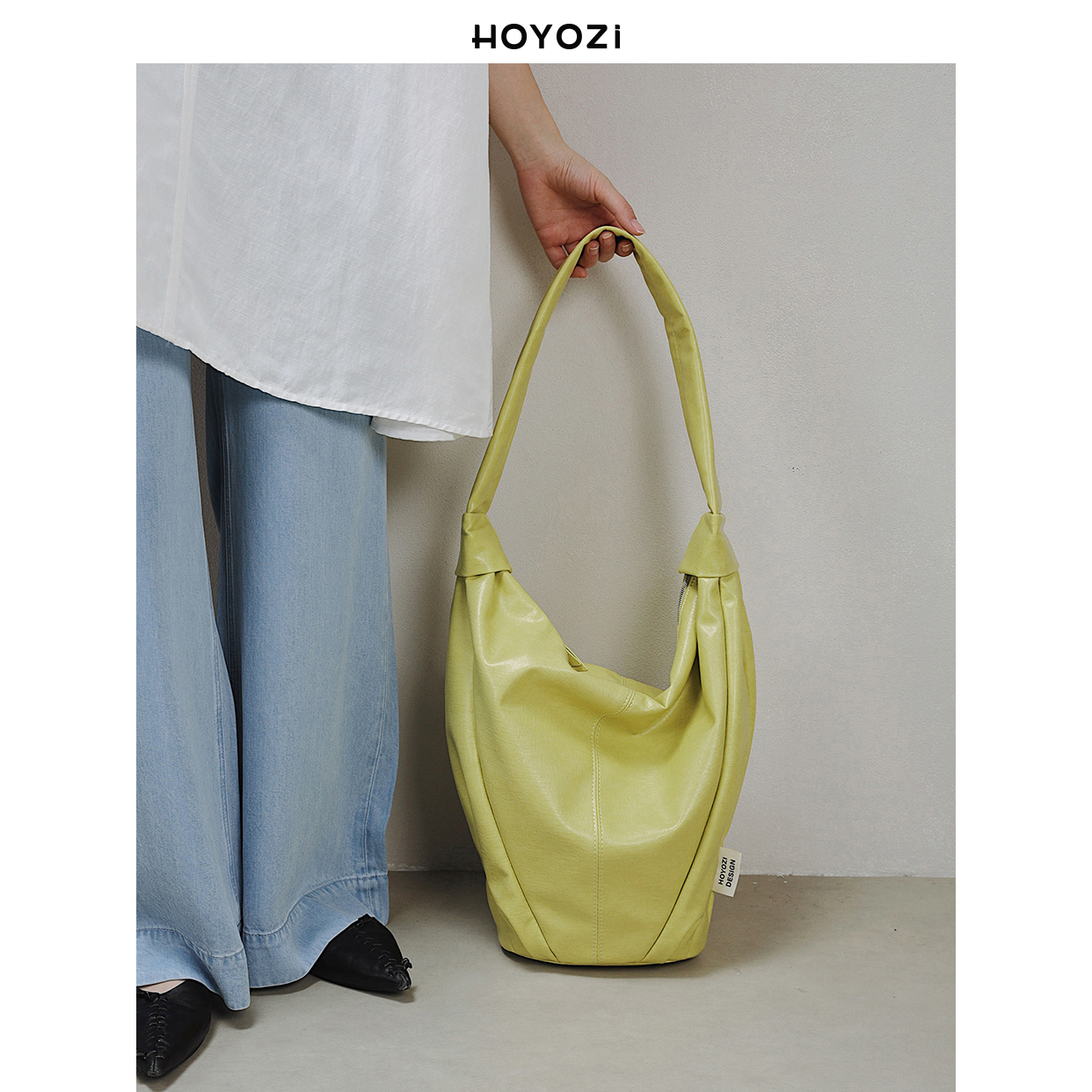 【小优家包包】HOYOZI莫吉托 简约腋下水桶包包女式2025新款单肩