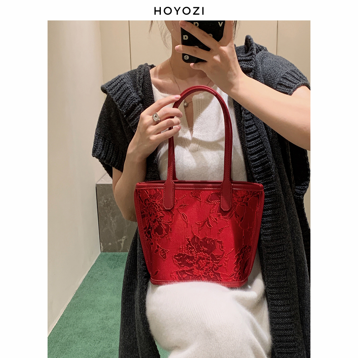 【小优家包包】红色新娘婚包