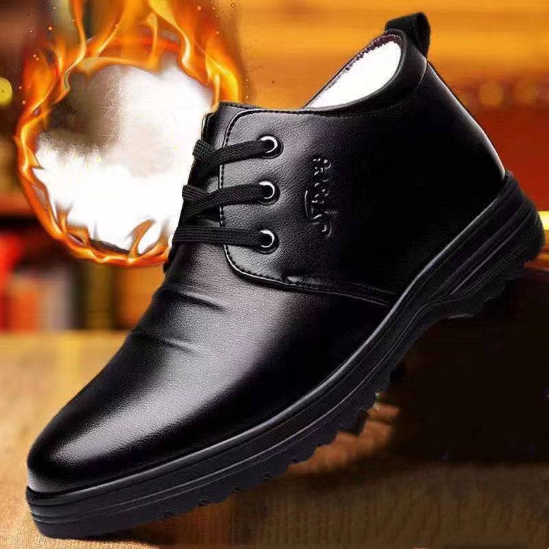 【真皮牛皮】新款棉鞋男棉皮鞋冬季保暖加绒高帮男士皮鞋商务休闲,流行男鞋,正装皮鞋,淘宝优惠券,粉丝福利购,淘宝优惠卷