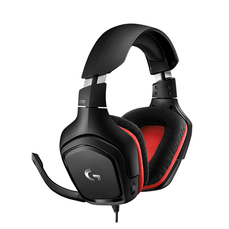 logitech/罗技g331 头戴式游戏电竞耳机有线带麦吃鸡台式电脑耳麦