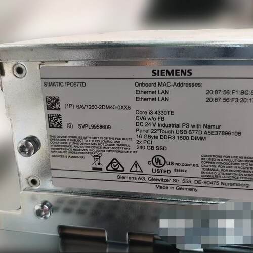 6AV7260-2DM40-0XX6 工业工控自动化设备模块 货期一周议价维修