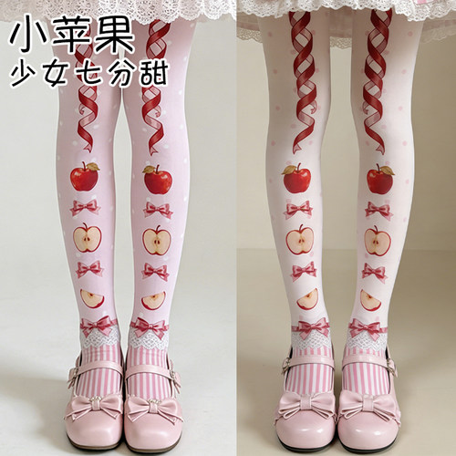 小苹果元气软萌Lolita连裤袜