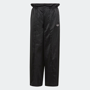 Adidas GN3110 女子闊腿寬松九分褲 阿迪達(dá)斯三葉草新款
