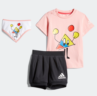 Adidas正品婴童装短袖运动套装FM9772GM8966GN8849GP0388GN6701