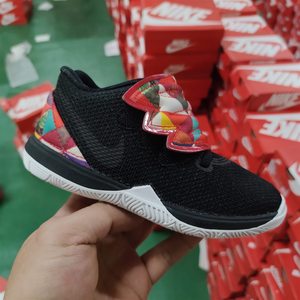 Nike/耐克欧文5黑红儿童运动鞋