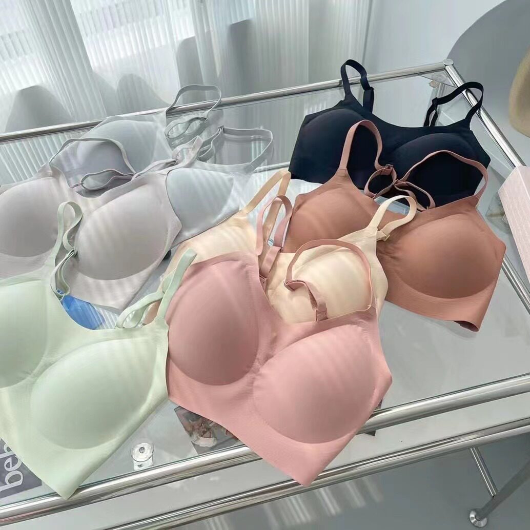 夏季薄款无痕吊带内衣女可调节肩带固定杯运动无钢圈无尺码文胸女