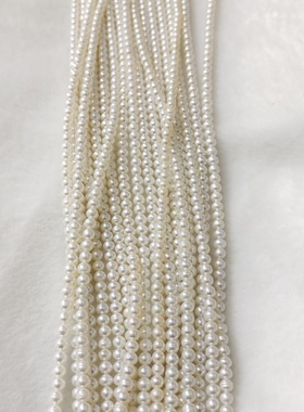 3mm小米珠半成品散珠DIY配件可做小戒指手链项链36cm