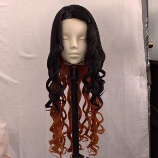 鬼灭之刃弥豆子cos假发造型成品毛娘接单来图定制