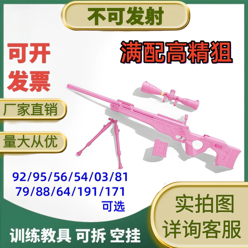 CSLR4高精狙击训练C26教具塑钢模型54 AK 95 81 79 88演练道具cos