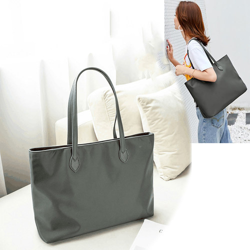 大容量上班手提包通勤防水单肩包