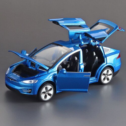 特斯拉model车模玩具合金仿真模型小汽车3XSY男孩tesla摆件全车型