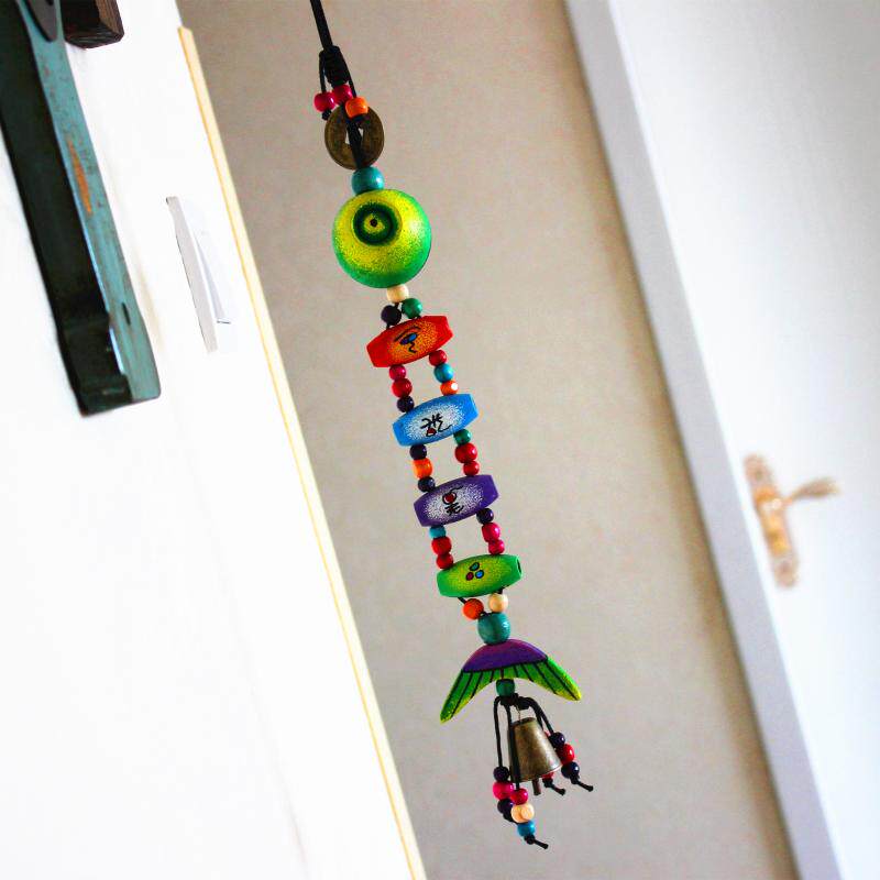 云南丽江东巴文风铃创意手工挂件美术生作业店铺家居装饰挂饰礼品
