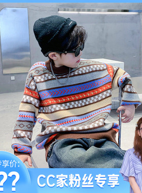 CC家CC 男童毛衣秋冬款K234MY3669