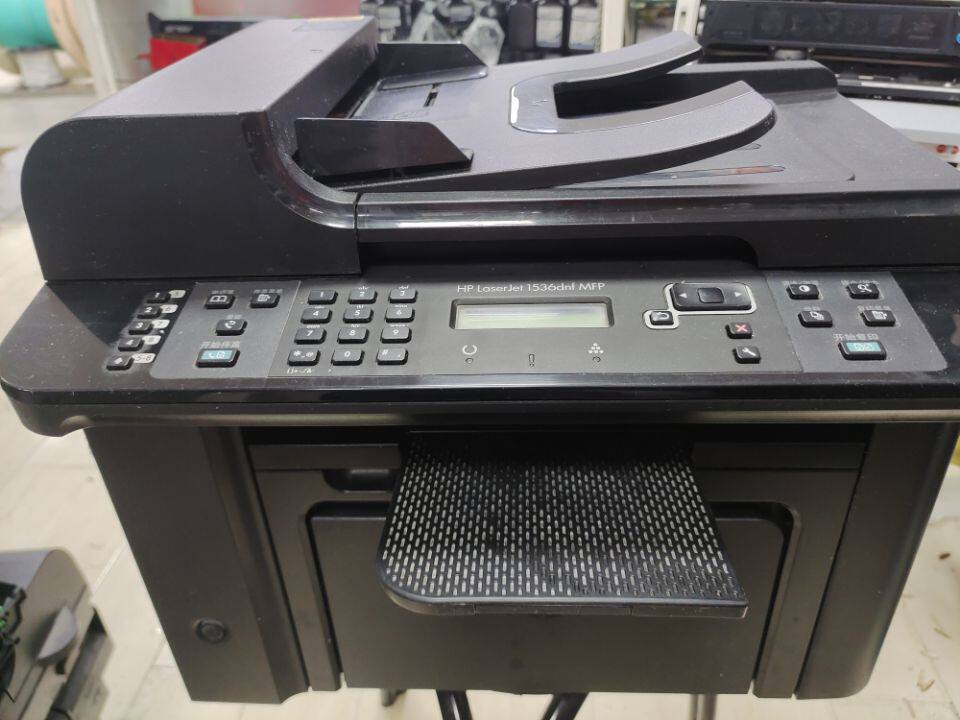 惠普1536dnf二手双面网络激光打印机 学生作业双面打印