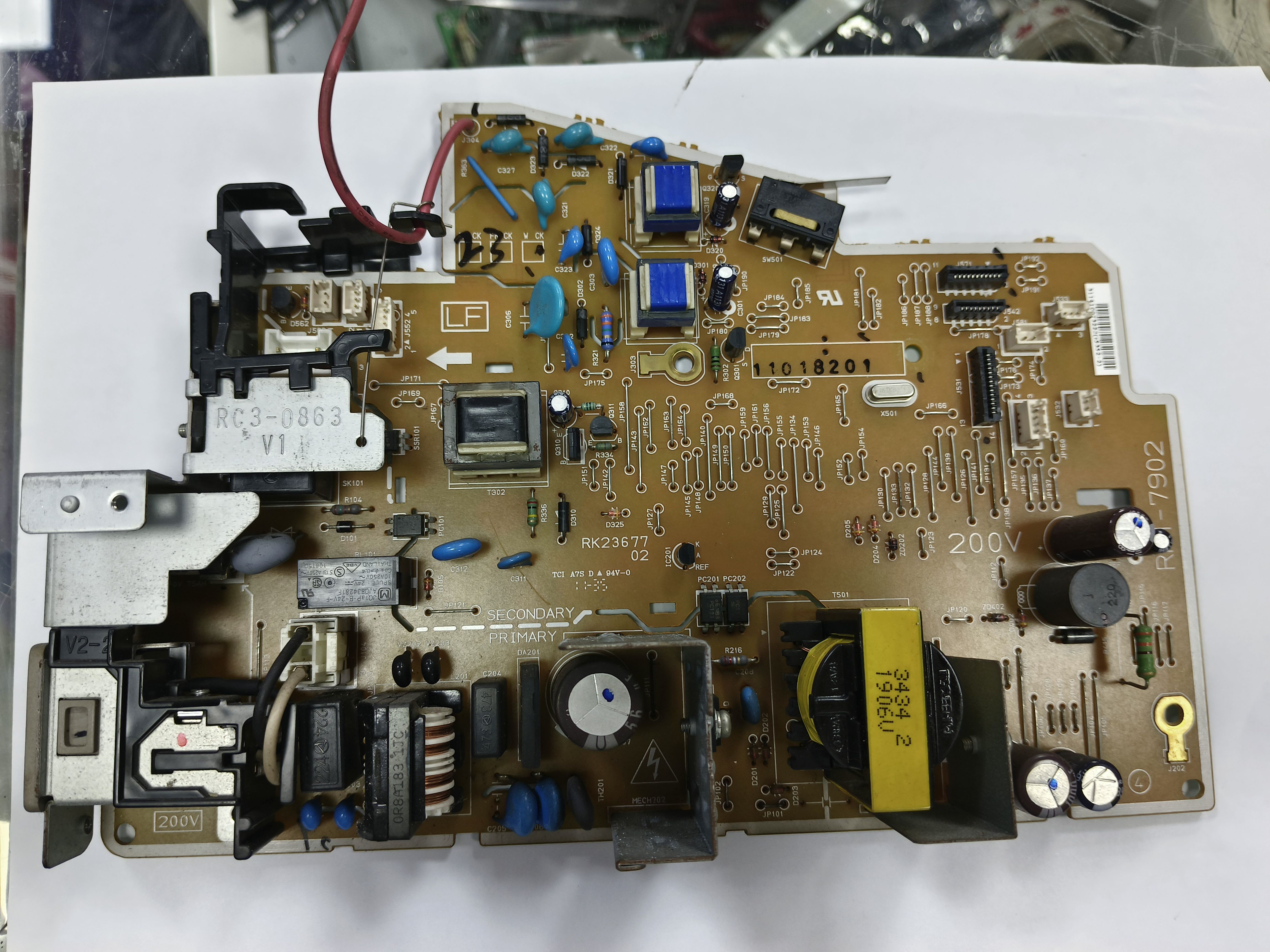 惠普1213 1216 1212 1217 1136 1132电源板 RM1-7902原装拆机