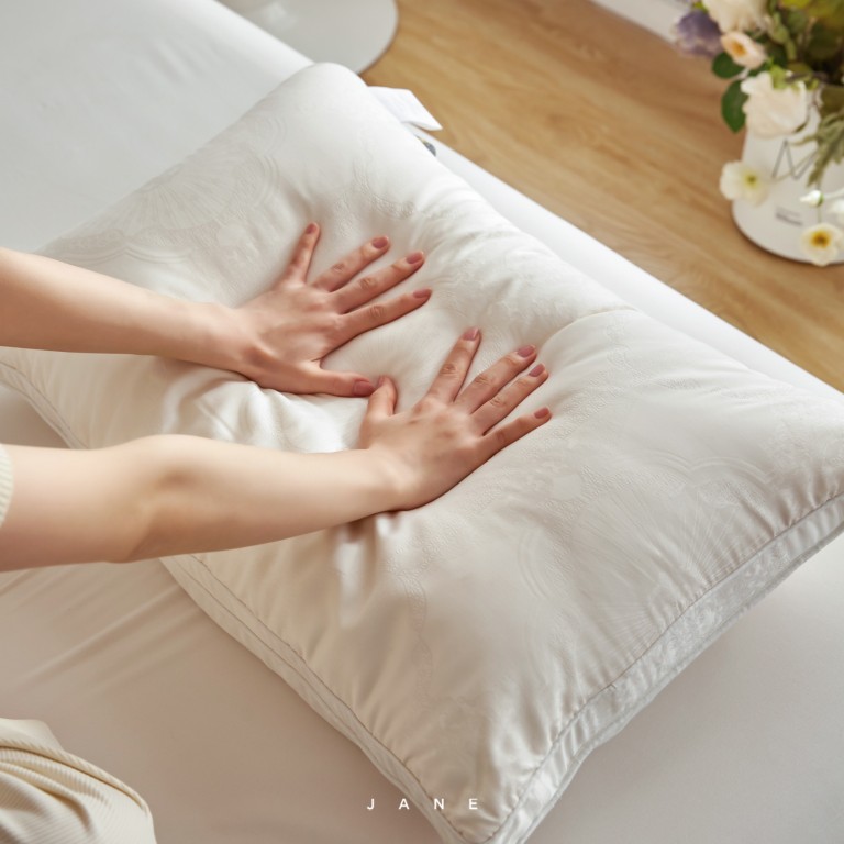 大豆纤维饱满枕芯【豆式美学】柔软贴合颈椎中等高度枕头成人枕