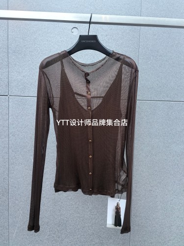 顺丰包邮 UNCODED 2026夏季新款长袖修身显瘦上衣