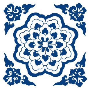 平面设计素材矢量高清防伪折光底纹青花瓷PSD/AI/CDR源文件中国风