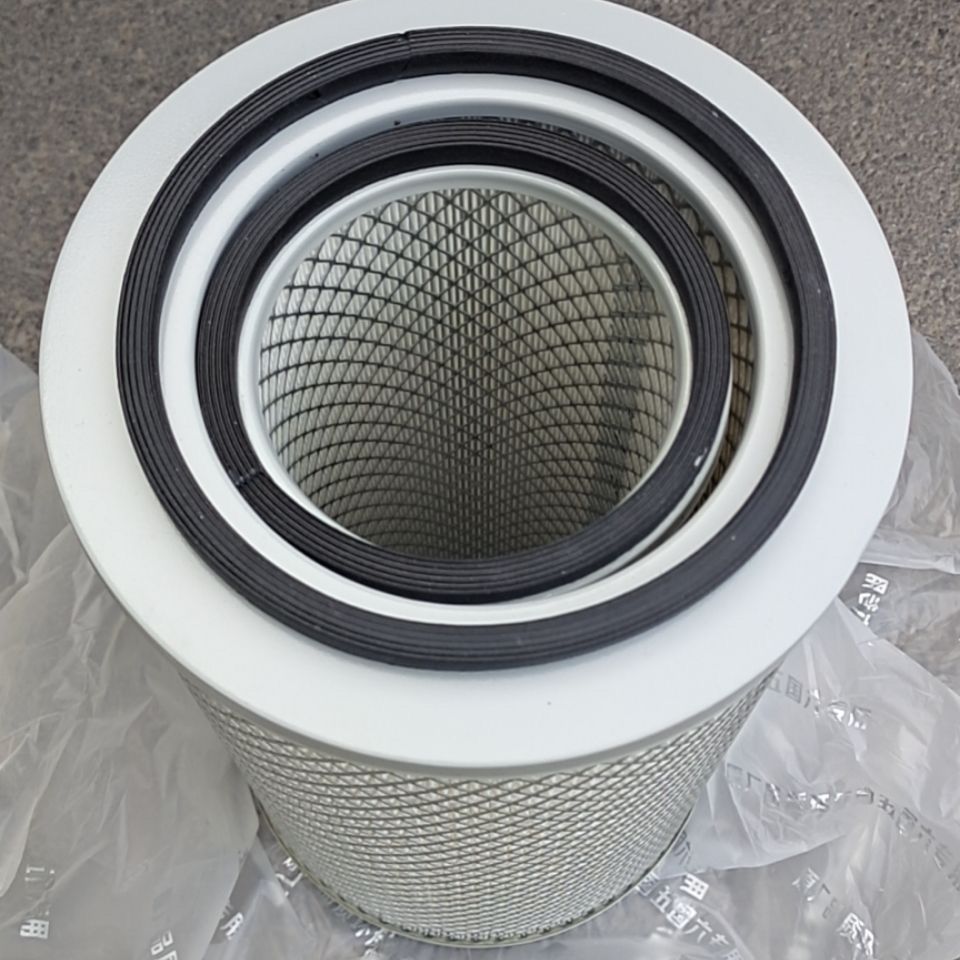 K2750空滤适配金龙金旅客车东风天豹奔驰K2749空气滤芯铁盖滤清器