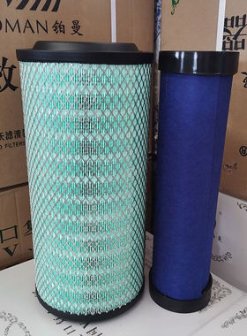 PU2040适配成都重汽王牌货车757B777B空气滤清器K2040PU通孔空滤