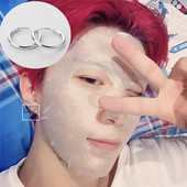 青春 花路跑男范丞丞鹿晗同款 耳圈s925纯银耳环加粗光面简约气质