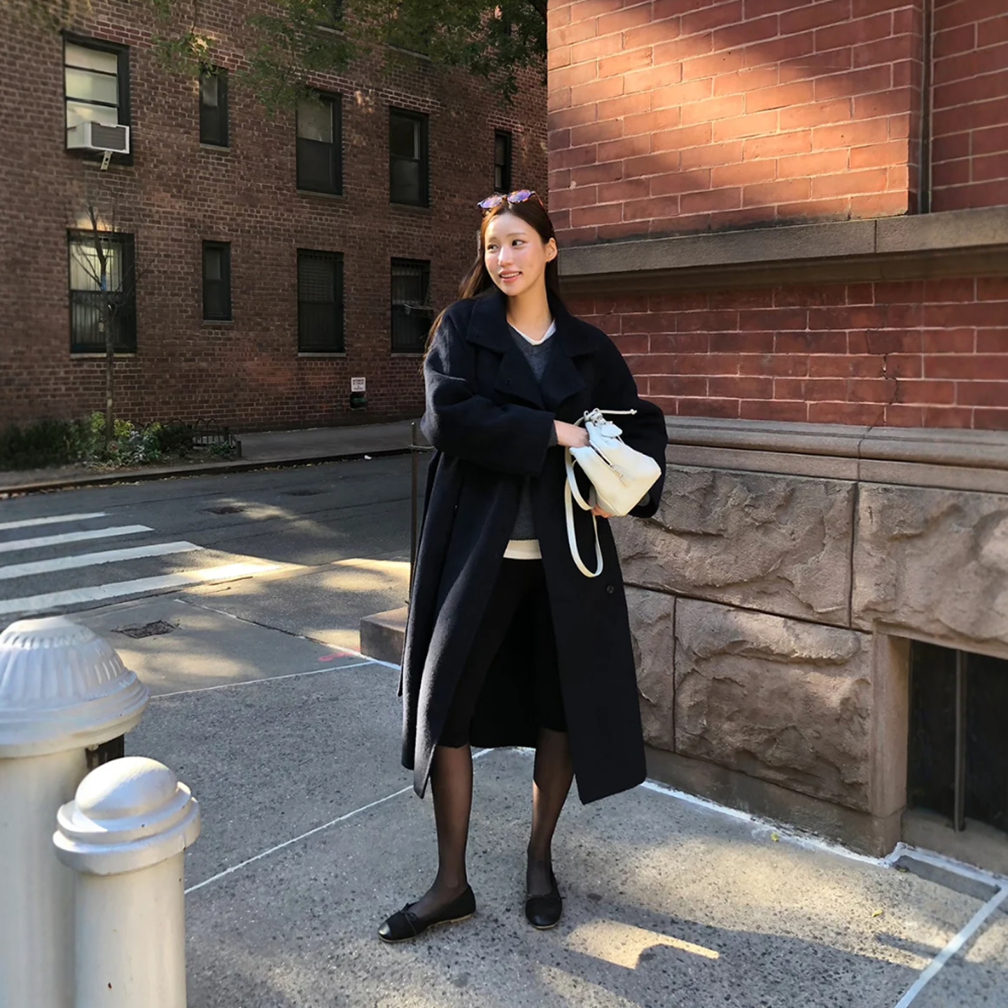 【设计师款】Haners家韩代购女时髦大气2025冬季羊毛手工长款大衣