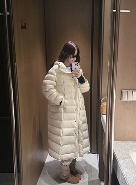 【官网自制 设计师款】Partysu韩国代购正品女2025冬季长款羽绒服