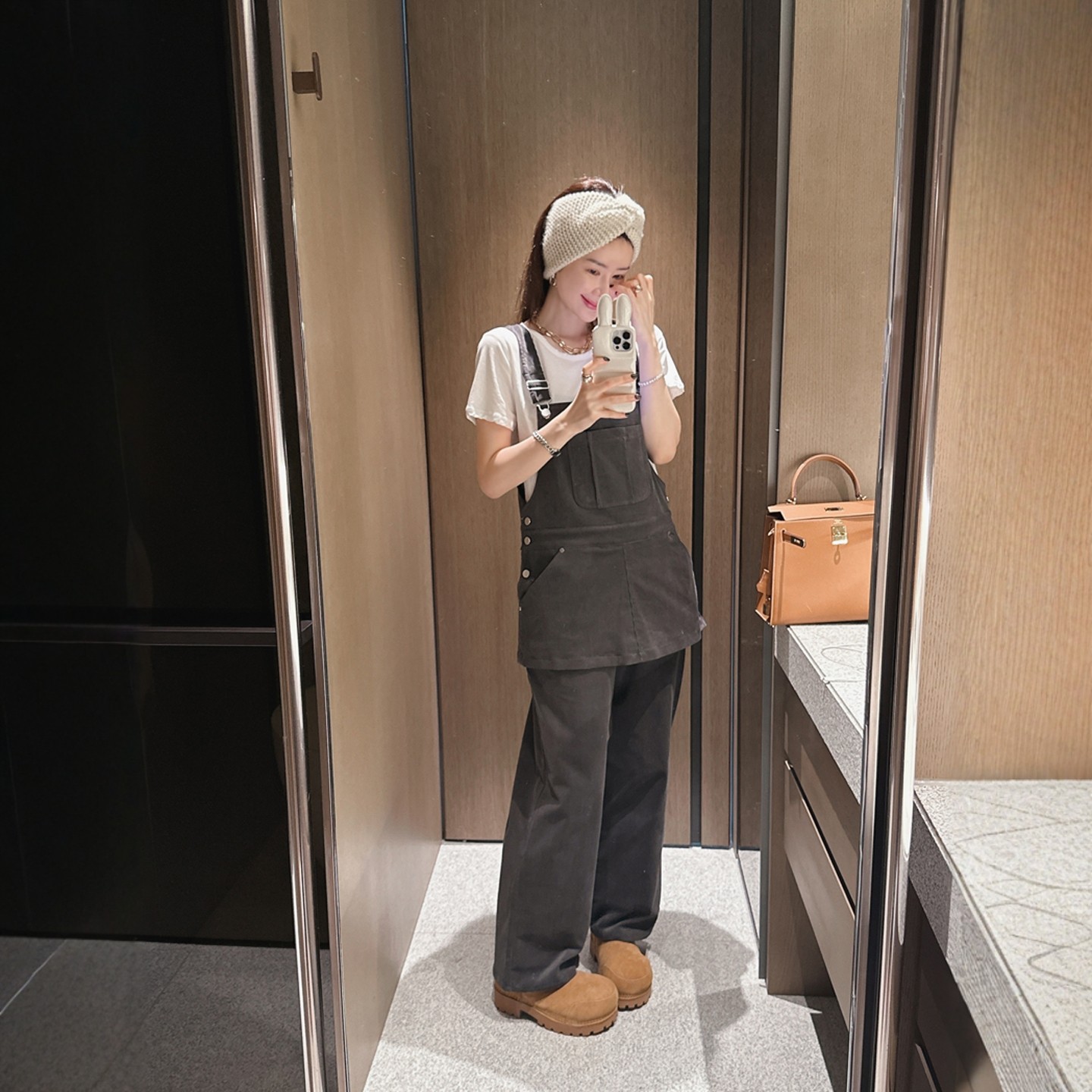 【韩国官网直邮】Partysu韩国代购正品女2025冬季灯芯绒连体衣裤