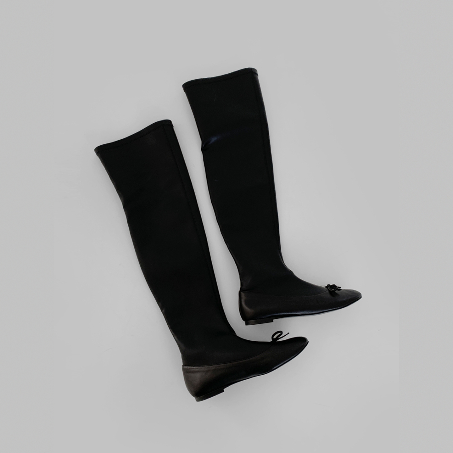 【韩国官网直邮】Partysu韩国代购正品女2025冬季过膝平底高筒靴