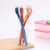 特百惠24cm长颈刷塑料茶杯刷正品 硬毛厨房用品小工具奶瓶清洁刷子