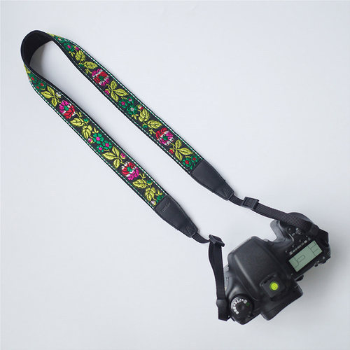 camin相机背带微单肩刺绣文艺