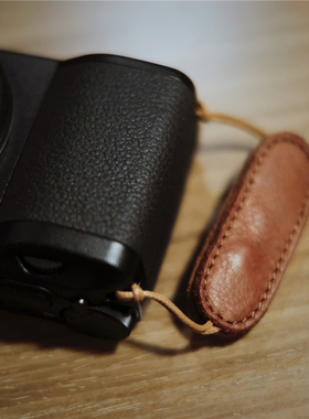 cam-in 理光GR4相机指环带GR2GRIIGR3xGRIII意大利植鞣牛皮手带