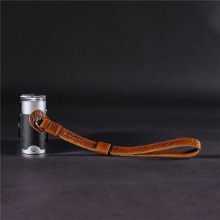 cam 挂绳挂带牛皮手带 in相机手腕带微单复古文艺真皮手绳单反数码