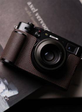 cam-in 富士X100VI相机保护套真皮X100六代相机包复古牛皮底座